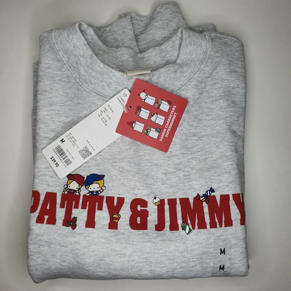 Uniqlo Sanrio characters Sweatshirt M + FREE GIFT - NWT - Picture 4 of 4